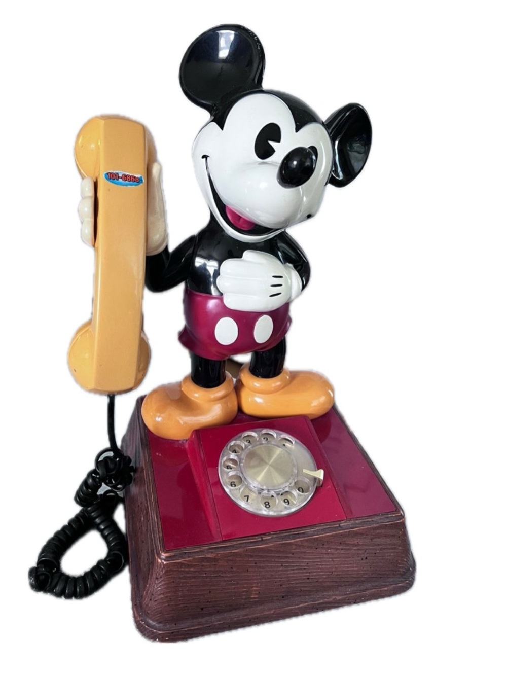 1976 Retro Disney Mickey Mouse Rotary Phone